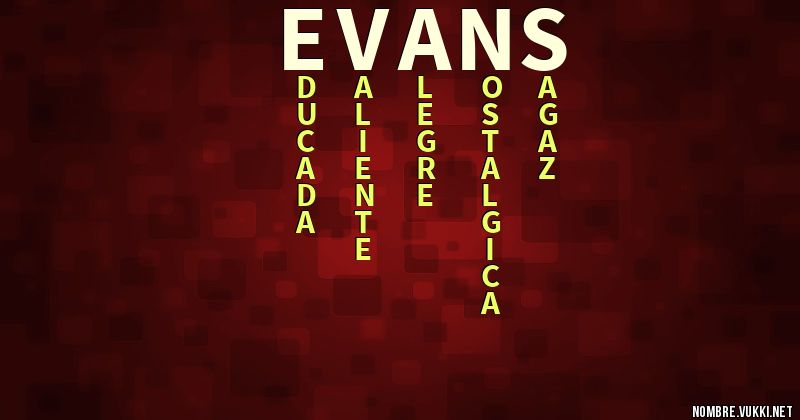 Acróstico evans
