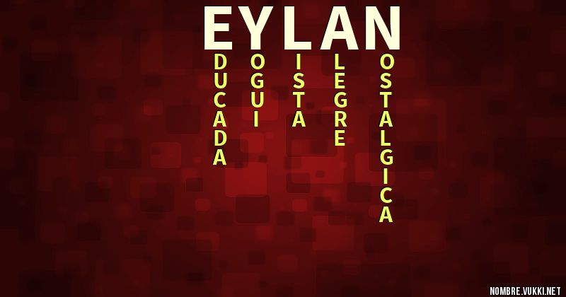 Acróstico eylan
