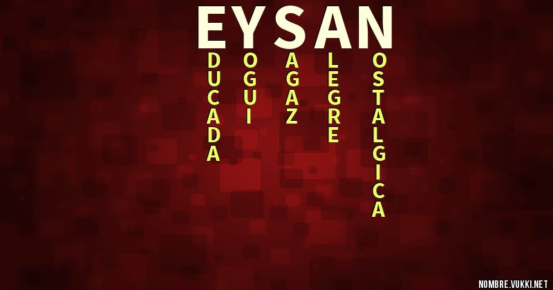 Acróstico eysan