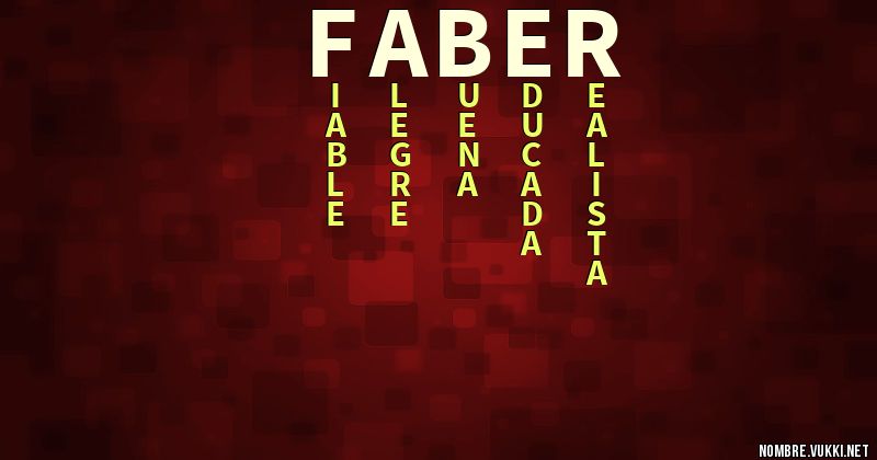 Acróstico faber