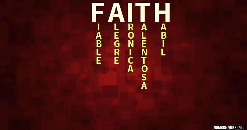 Acróstico faith