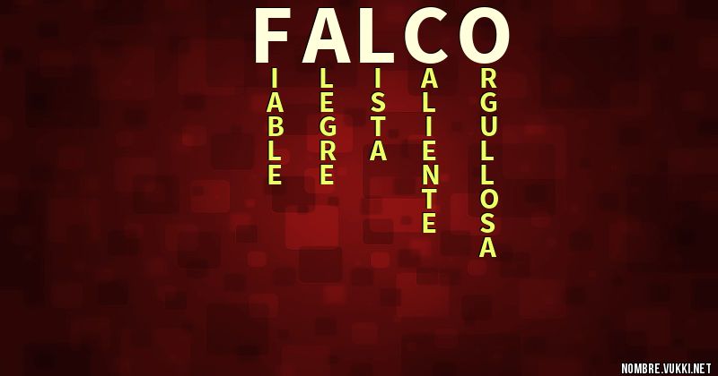Acróstico falco