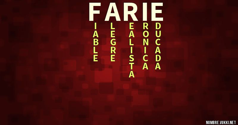 Acróstico farie