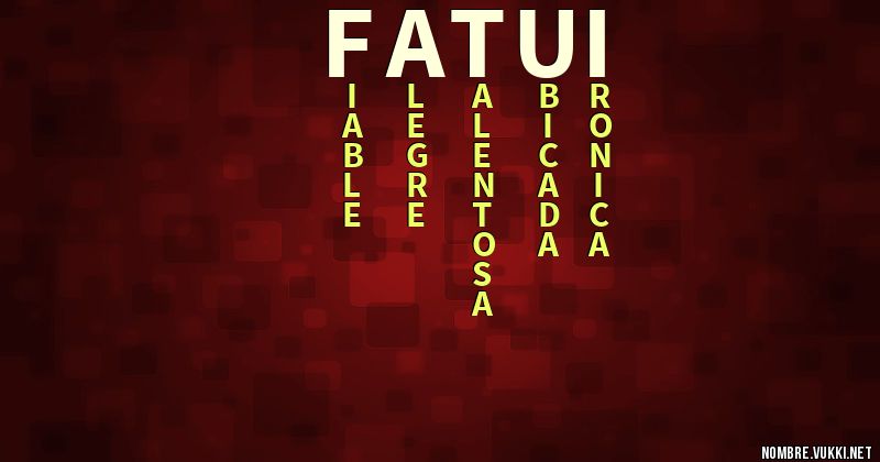 Acróstico fatui