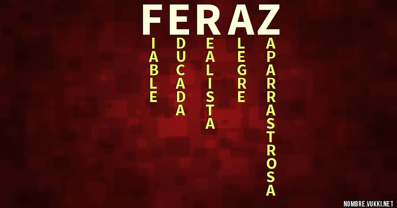 Acróstico feraz