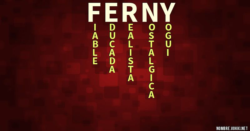 Acróstico ferny