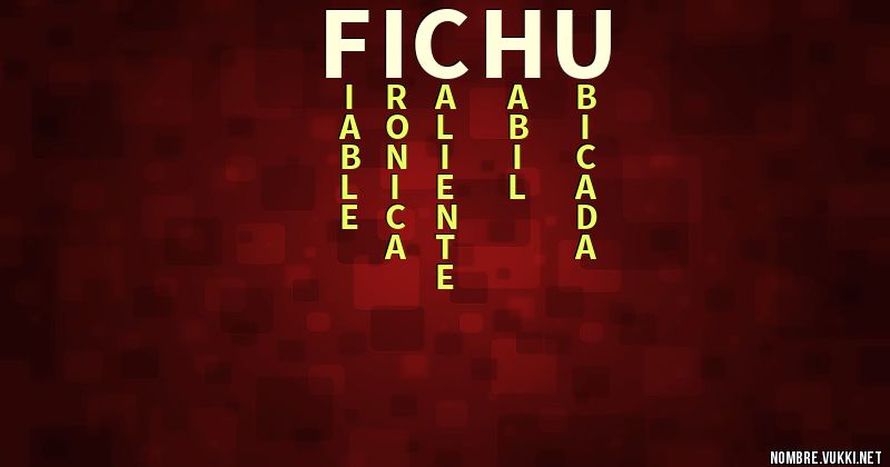 Acróstico fichu