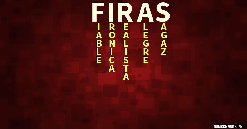 Acróstico firas