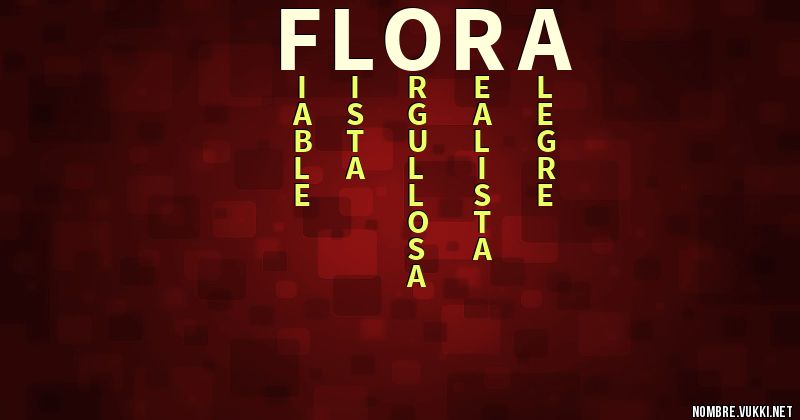 Acróstico flora