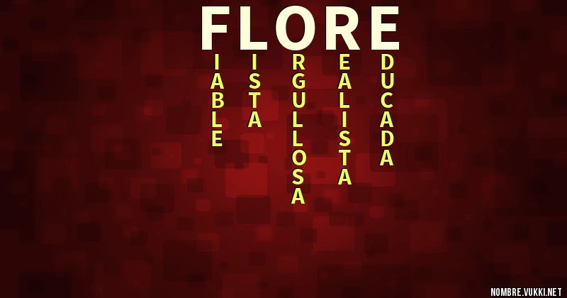 Acróstico flore