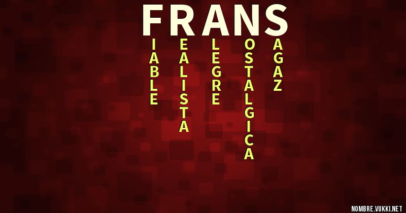 Acróstico frans