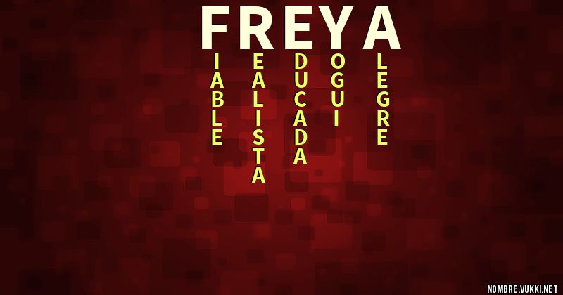 Acróstico freya