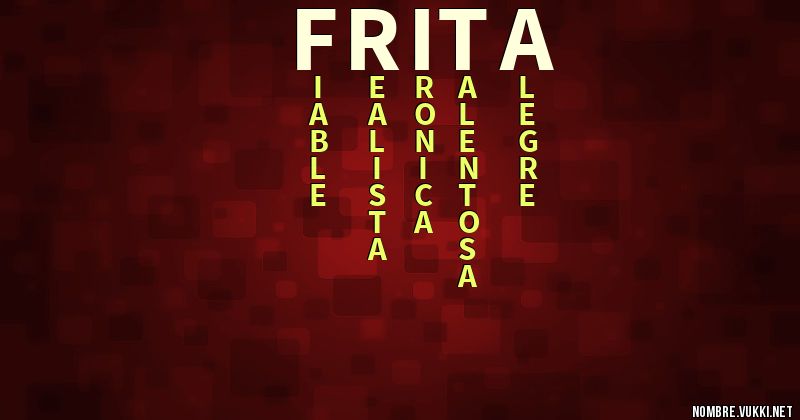 Acróstico frita