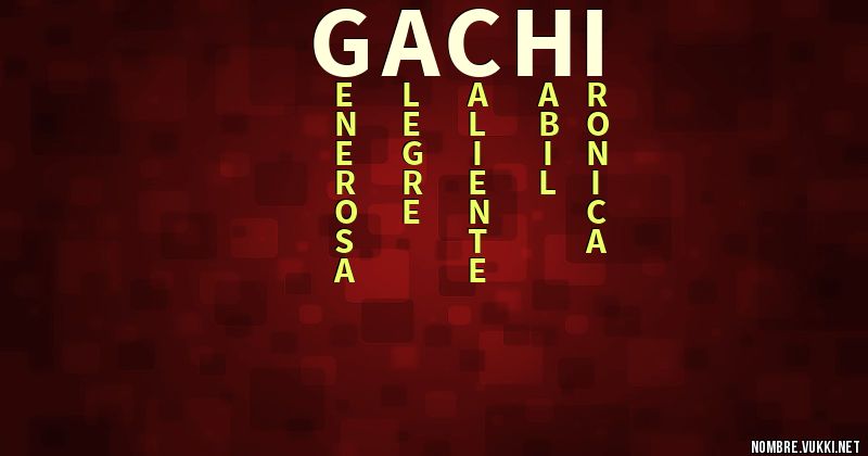 Acróstico gachi