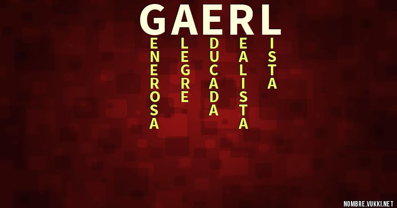 Acróstico gaerl