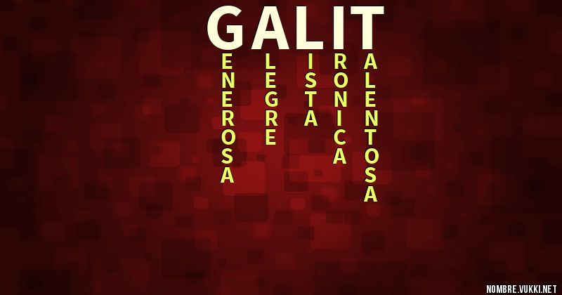 Acróstico galit