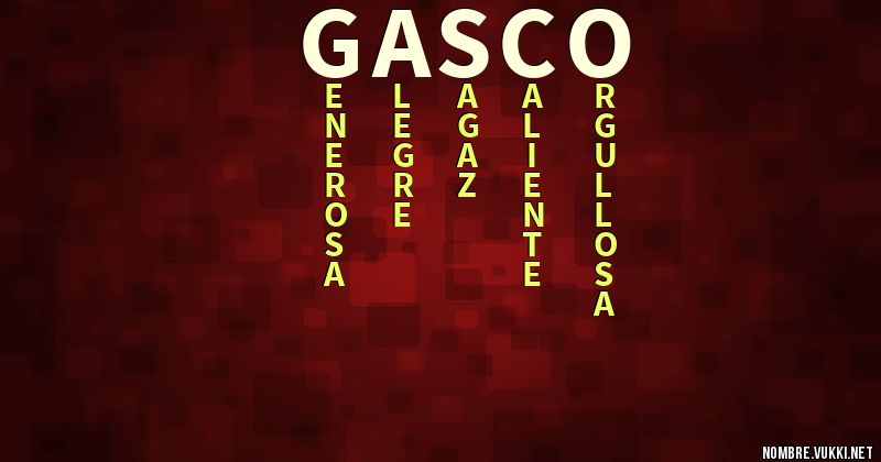 Acróstico gasco