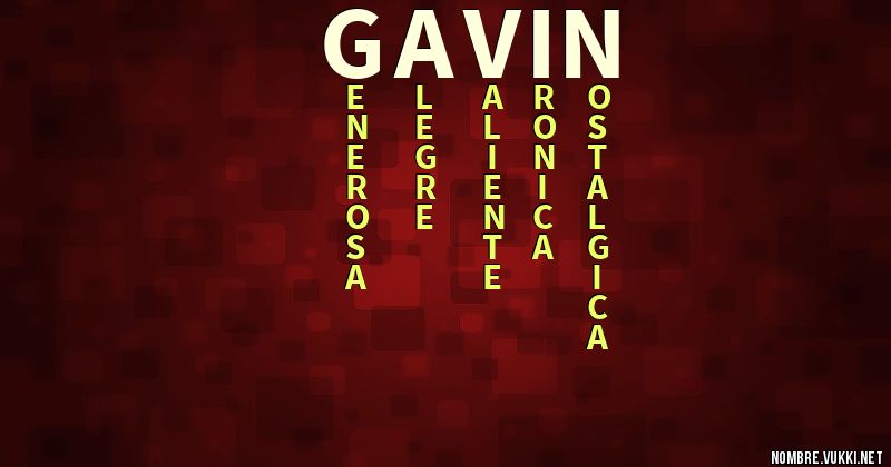 Acróstico gavin