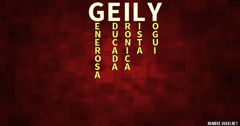 Acróstico geily