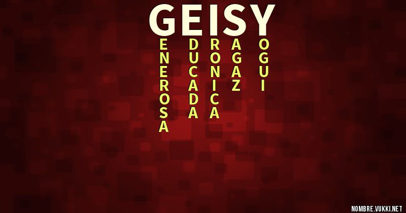 Acróstico geisy
