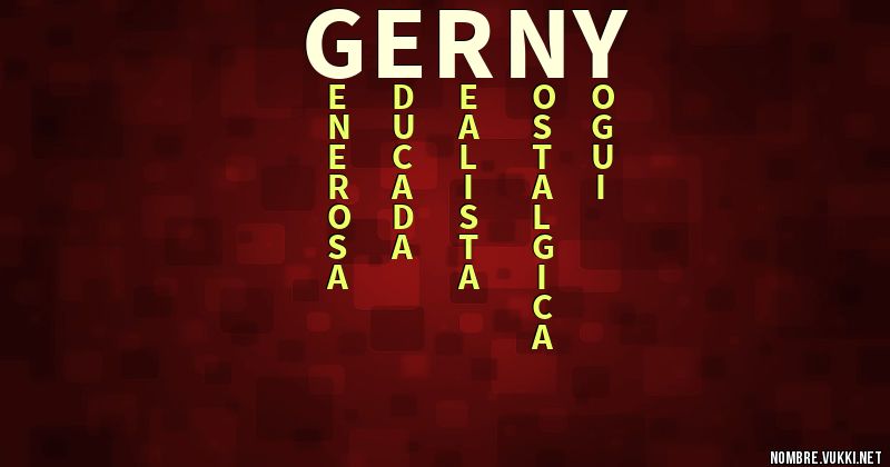 Acróstico gerny