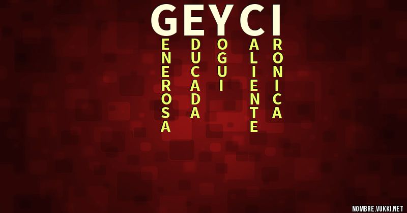 Acróstico geyci