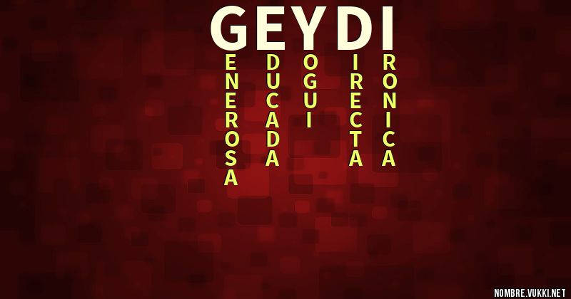 Acróstico geydi