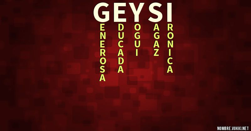 Acróstico geysi