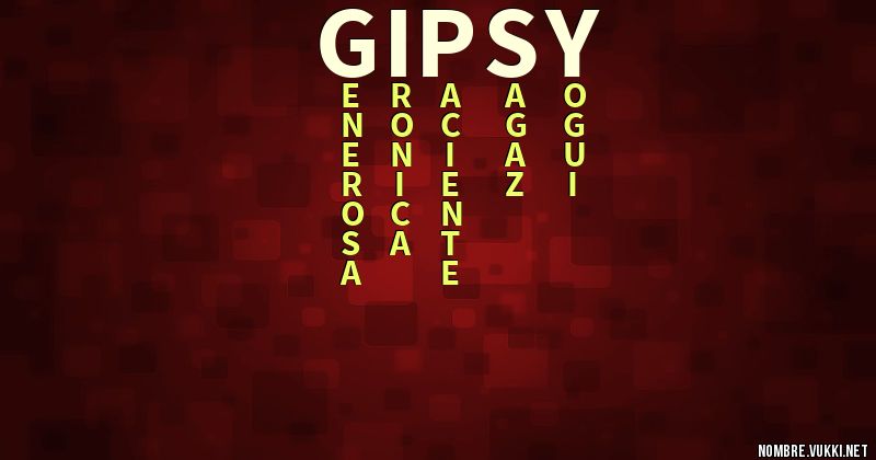 Acróstico gipsy