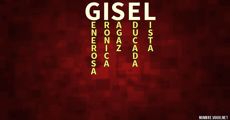 Acróstico gisel