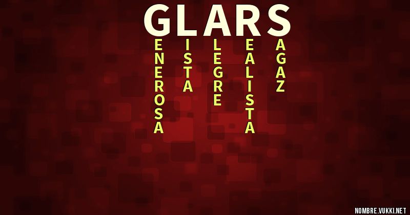 Acróstico glars