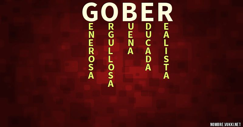 Acróstico gober