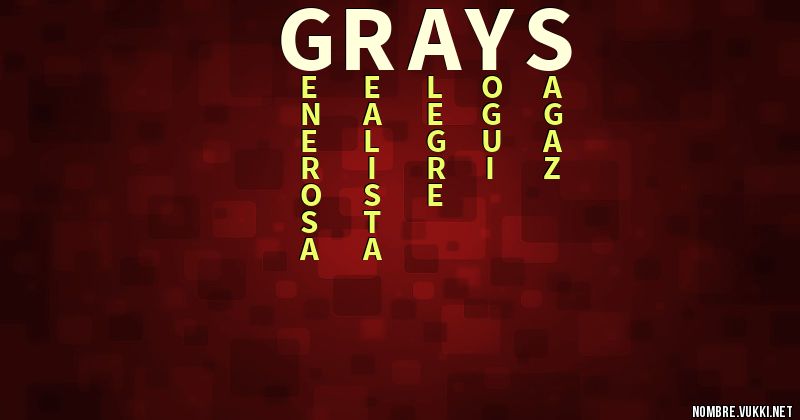 Acróstico grays