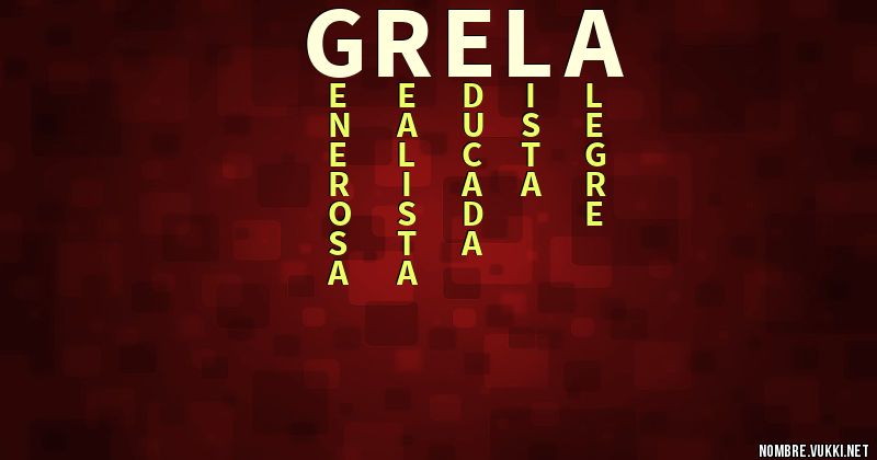 Acróstico grela