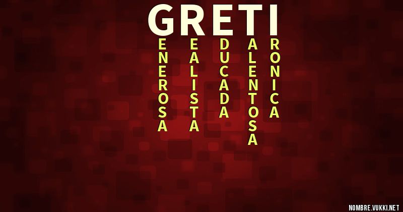 Acróstico greti