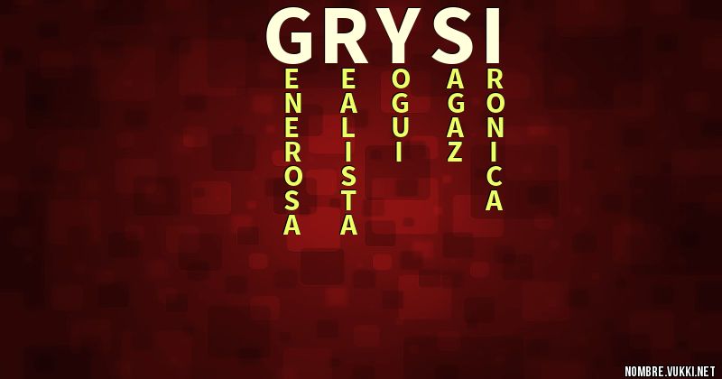 Acróstico grysi