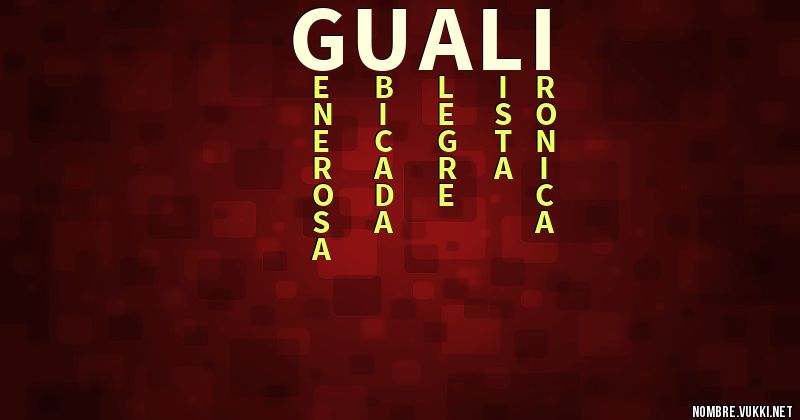 Acróstico guali