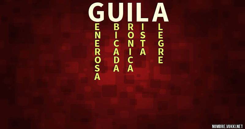 Acróstico guila