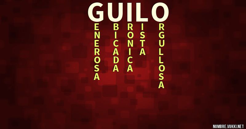 Acróstico guilo