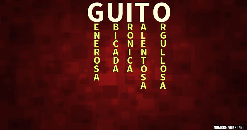 Acróstico guito