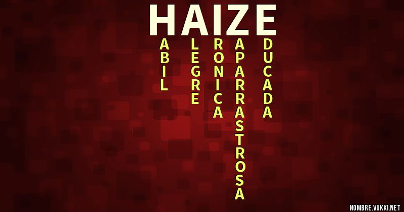 Acróstico haize