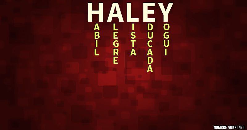 Acróstico haley