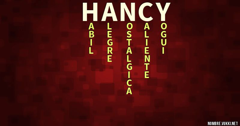 Acróstico hancy