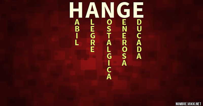 Acróstico hange