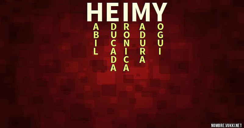 Acróstico heimy