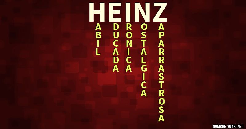 Acróstico heinz