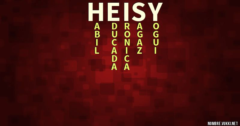 Acróstico heisy