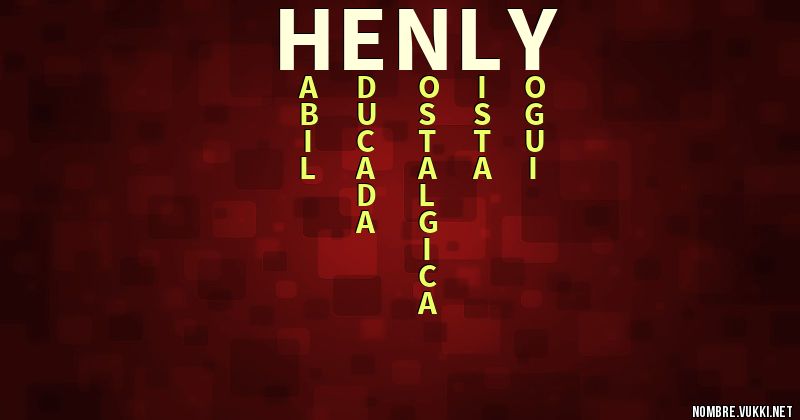 Acróstico henly