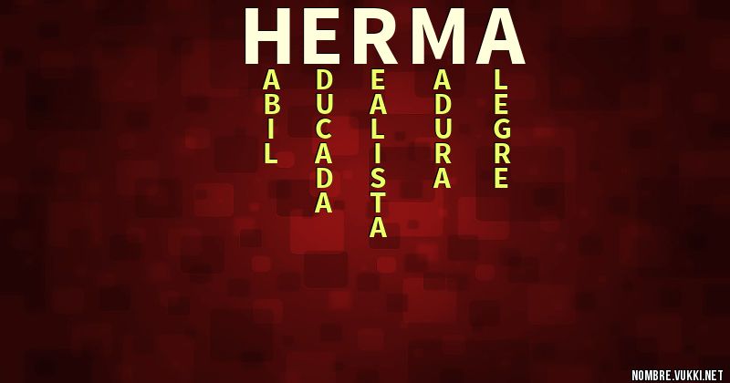 Acróstico herma