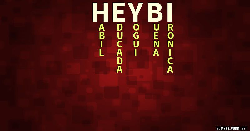 Acróstico heybi